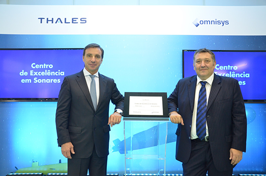 THALES RECEBE HOMOLOGAÇÃO PARA PRODUÇÃO E DESENVOLVIMENTO NACIONAL DE SONARES